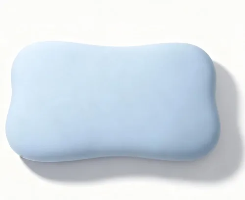 Vista 2 de Almohada ergonómica de espuma viscoelástica para dolor de cuello Azul