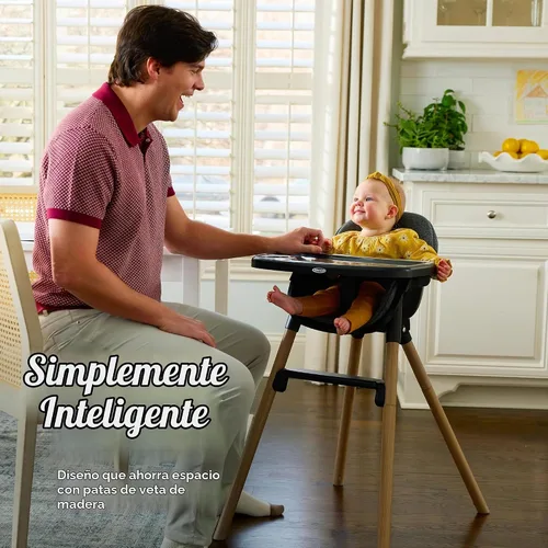 Vista 6 de Graco Ready2Dine DLX - Silla alta 4 en 1, color Hazen