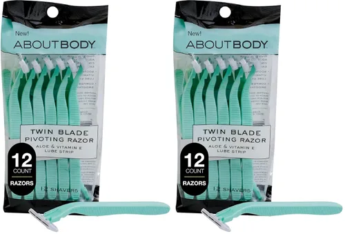 Vista 11 de Acerca de Beauty Complete 4 Blade System - Maquinilla de afeitar reutilizable, incluye 1 mango ergonómico reutilizable y 6 cartuchos de cuchillas