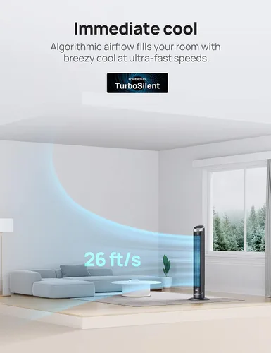 Vista 3 de Dreo Paquete de ventilador de torre inteligente para dormitorios