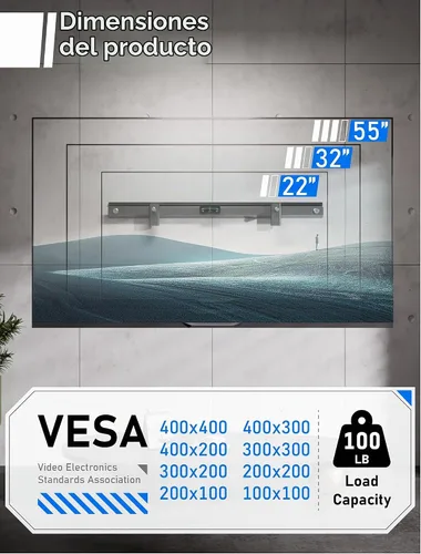 Vista 3 de KAMIWI Soporte de pared de TV sin pernos sin taladros para televisores