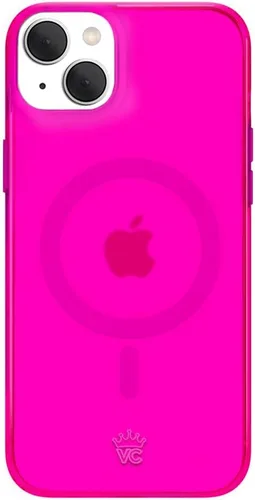 Vista 100 de VELVET CAVIAR Funda compatible con MagSafe para iPhone 15, probada en caídas de 10 pies, estampado de leopardo y amatista morada