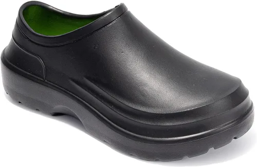 Vista 6 de Zapatos de chef para hombre, antideslizantes, impermeables, zapatos de trabajo para hombre, zuecos de enfermería, zapatos de enfermería