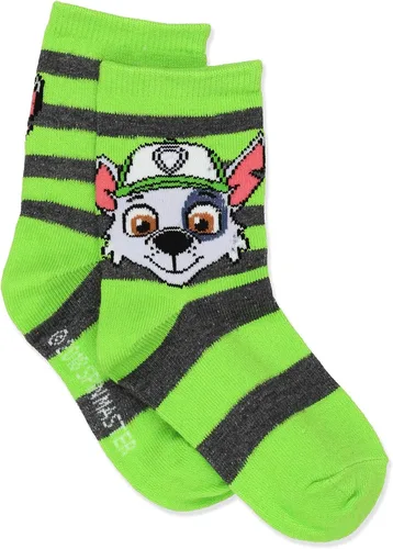 Vista 6 de Nickelodeon Paw Patrol - Juego de 5 calcetines de estilo redondo para niños y niños