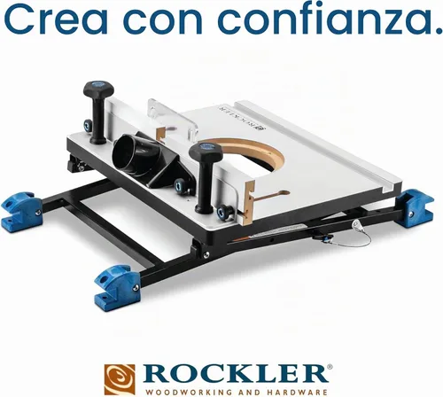 Vista 2 de Rockler Mesa de Router Convertible para Sobremesa – Routers Convertibles para Carpintería que se Adaptan a la Mayoría de Routers – Mesa de Router