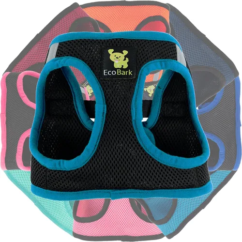 Vista 44 de EcoBark - Arnés para perro, arneses de taza de té ecológicos para perros XXS, XS y pequeños - Arnés reflectante y ajustable para cuerpo mini