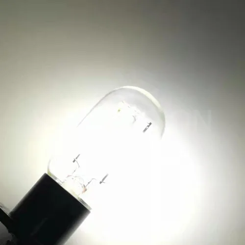 Vista 6 de Ruiandsion Bombilla para microondas Z187 base 110V 120V 25W lámpara LED para horno microondas universal en forma de pera, blanca no regulable
