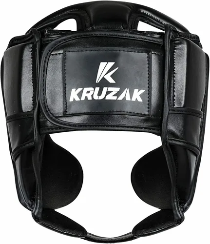 Vista 2 de Kruzak - Gorros de boxeo unisex - Entrenamiento de MMA, acolchado ajustable, Kara, Muay Thai, Kickboxing, Sparring, artes marciales, karate
