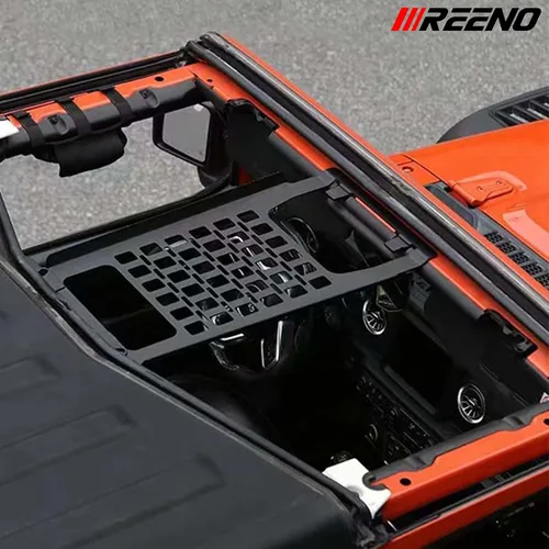 Vista 2 de Accesorios de Panel Molle Aéreo para Portaequipajes de Techo de Carga Compatible con Jeep Wrangler JL JLU 2018-2024 y Gladiator JT 2020-2024
