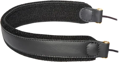Vista 5 de BG France S20YBMSH - Correa de cuello de piel zen, no elástica, con expansión de yugo de metal negro y gancho de presión de metal para saxofón alto