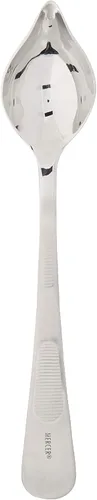 Vista 3 de Mercer Culinary Cuchara pequeña para saltear de acero inoxidable 18-8 con boquilla, 0.4 onzas, plata