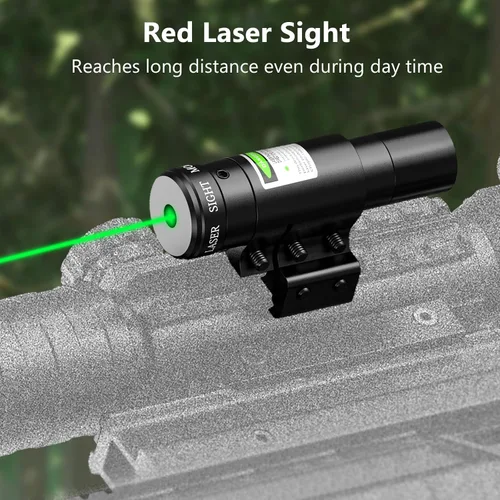 Vista 6 de MidTen 3-9x32 Combo de mira con ópticas iluminadas duales y retícula holográfica con punto rojo/verde & mira láser IIIA/2MW, mira telemétrica