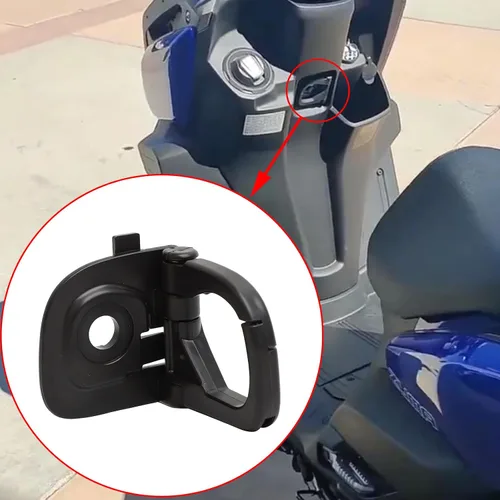 Vista 4 de Minho Gancho de agarre para casco de motocicleta para Yamaha Zuma 125 2022