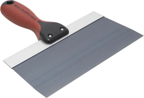 Vista 4 de MARSHALLTOWN DuraSoft II 4508D - Cuchillo de cinta de acero azul de 8 pulgadas, para acabado de paneles de yeso