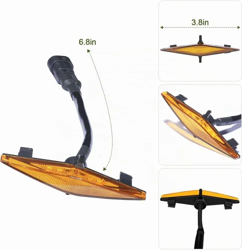 Vista 8 de 4 piezas de luces LED Amber para parrilla de 2014-2019 Toyota 4runner TRD Pro SR5 Off-Road Limited, luces Raptor para 4Runner TRD Pro 2020-2024 solo