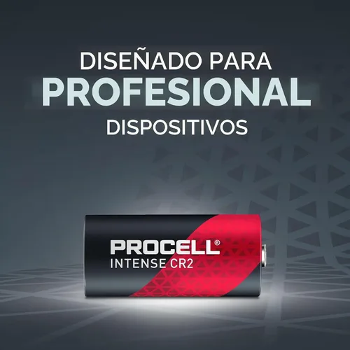 Vista 4 de PROCELL Batería de litio CR2 de 3 V de alta potencia, baterías PCCR2 de 3 voltios de larga duración para cámaras digitales, iluminación profesional