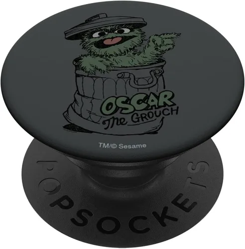 Vista 6 de Sesame Street Early Grouch PopSockets MagSafe PopGrip para iPhone