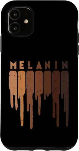 Vista 5 de Carcasa para iPhone 14 Drippin Melanin Shades Black Lives Matter BLM Africa History