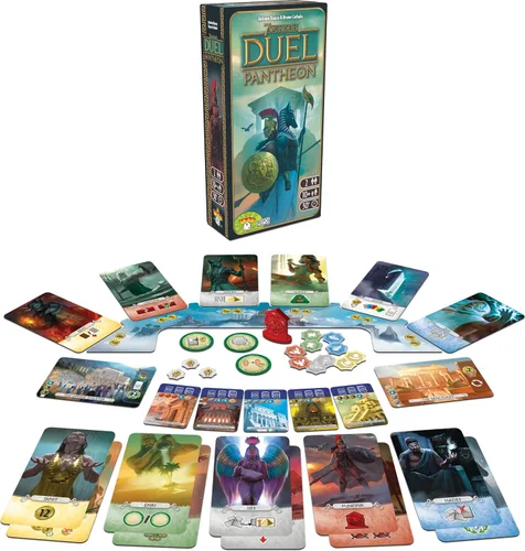 Vista 4 de 7 maravillas: juego de cartas de expansión del Duelo de panteón (2 jugadores)