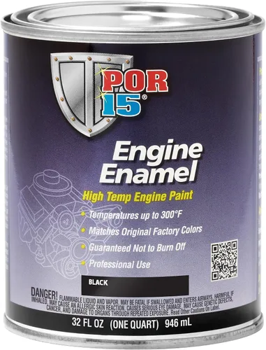 Vista 5 de POR-15 Esmalte para motor, pintura para motor de alta temperatura, 16 onzas líquidas, AMC azul verde