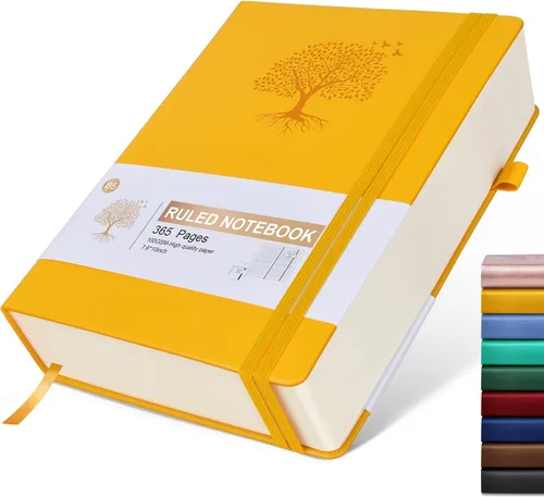 Vista 50 de Ansopu Cuaderno de puntos, 360 páginas numeradas, cuadrícula de puntos, de 8.5 x 11 pulgadas, papel de punto de 3.53 oz/m², tapa dura gruesa