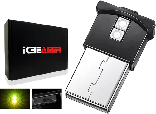 Vista 44 de ICBEAMER Smart USB 1-Paquete (Azul) Luz de Noche LED Automática Plug-in Miniatura para Coche, Van, Pickup, Camión, Interior, Maletero, Iluminación
