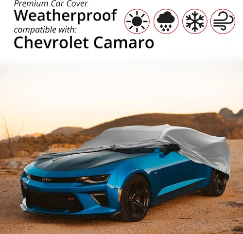 Vista 2 de CarCovers - Funda resistente a la intemperie para automóvil, compatible con Chevrolet 1982-1992 Camaro 3ª generación, funda para exteriores
