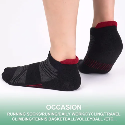 Vista 5 de FuelMeFoot Calcetines de compresión para hombres y mujeres para la circulación - Calcetines de fascitis plantar para atletismo, correr, ciclismo