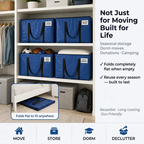 Vista 9 de ClearSpace Bolsas de mudanza resistentes o contenedores de almacenamiento