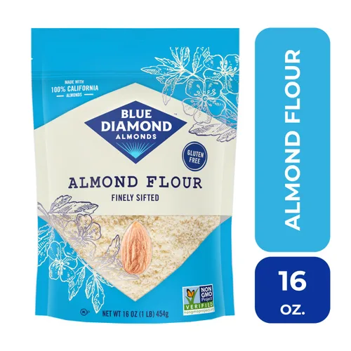 Vista 3 de Blue Diamond Almonds, Harina de almendras, sin gluten, blanqueada, finamente tamizada, 1 libra