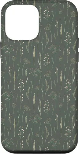Vista 16 de Neutral Boho Dried Wildflower Meadow Botanical (Olive) Case for iPhone 17