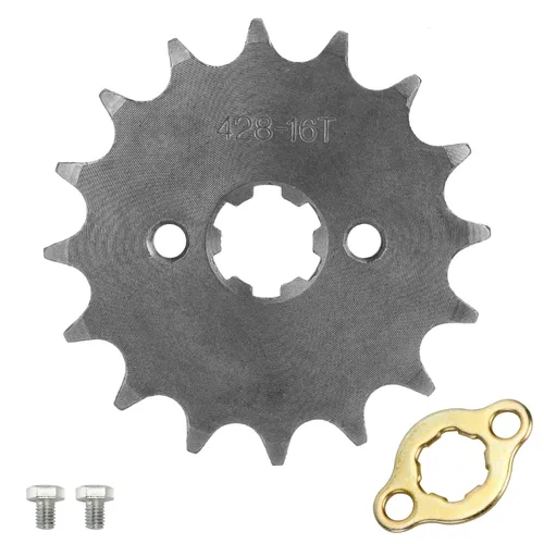 Vista 11 de HIAORS 428 13T 17mm Piñones de Motor Delantero para Motocicleta para 50cc 70cc 110cc 125cc 140cc 160cc TaoTao Roketa Coolster Sunl Lifan Chinese ATV