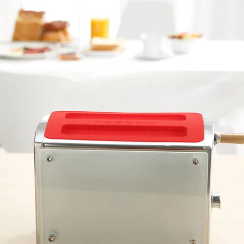 Vista 3 de UPKOCH Protector de tapa de tostadora de silicona para máquinas de pan, prevención de polvo y suciedad, accesorio de cocina práctico y resistente