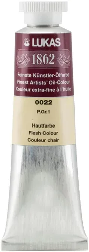 Vista 47 de Lukas 1862 Pintura al Óleo para Artistas Profesionales - Colores Tierra Amarillentos, 37 mL - Juego de 4 - Destacada Resistencia a la Luz, Sin