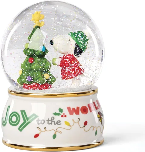 Vista 15 de Lenox 897746 Figura Iluminada de Navidad de Peanuts, Decoraciones de Navidad, Decoración