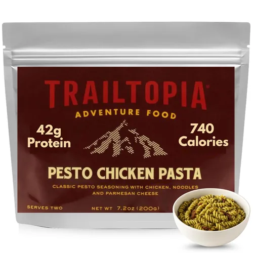 Vista 13 de Trailtopia Burrito de carne y frijoles negros, cena de senderismo liofilizada, sabor delicioso, preparación rápida y fácil, ligera, perfecta