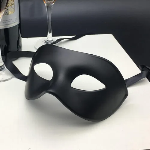 Vista 4 de Máscara de mascarada veneciana, griega, romana, Mardi Gras, máscara de mascarada para hombre