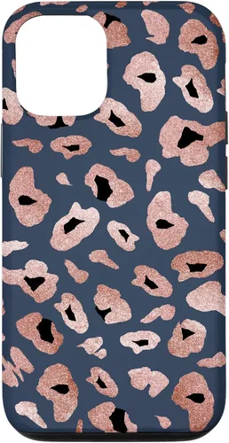 Vista 28 de Rose Leopard Print Blue Cheetah Jaguar Pattern Case for iPhone 17