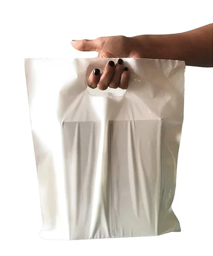 Vista 5 de Bolsas de plástico blanco para tienda, diferentes tamaños de 9 x 12 pulgadas, 12 x 15 pulgadas, 15 x 18 pulgadas, paquetes de 100/200/500 bolsas