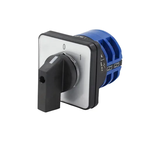 Vista 7 de Interruptor selector de cambio universal, interruptor de transferencia de energía, 2 posiciones 8 terminales, LW26-10 C04/2 380V 10A Motor
