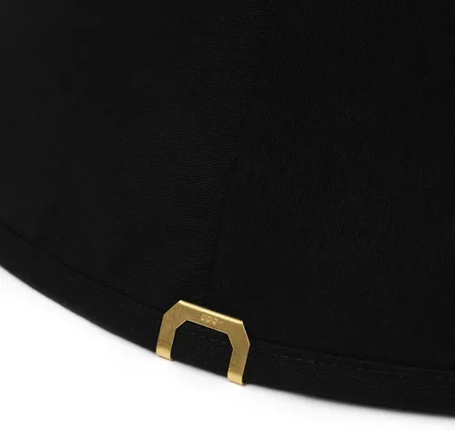Vista 8 de UNDERCONTROL Bio - Sombrero de algodón lavado con etiqueta de oro extraíble con botones y correa para el cuello de ala larga profunda, unisex