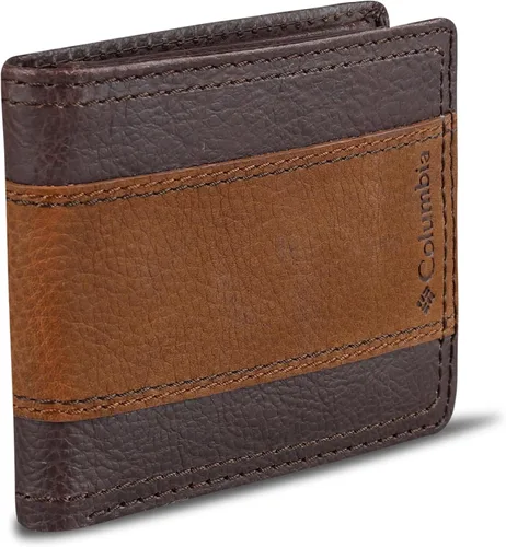 Vista 16 de Columbia Billetera plegable para hombre, múltiples ranuras para tarjetas, ventana de identificación