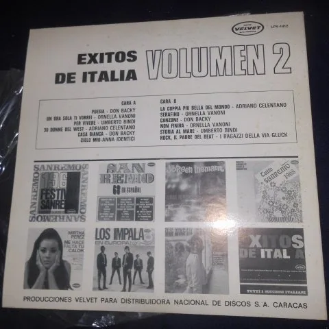 Vista 2 de Exitos de Italia - Tutii Successi Italiani Various Vol 2 LP Vinyl