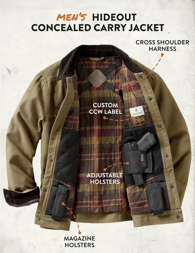 Vista 6 de Legendary Whitetails Chaqueta de transporte oculta para hombre
