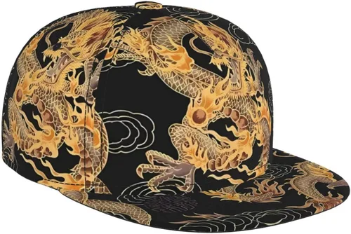 Vista 14 de Cartoon Animal Baseball Cap for Men Women Classic Snapback Hip Hop Flat Bill Brim Adjustable Visor Beach Trucker Hat