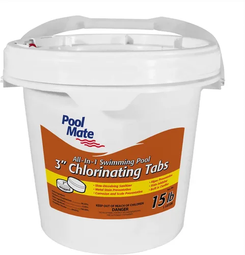 Vista 9 de Pool Mate cloro en tabletas para alberca todo en 1, 3 pulgadas