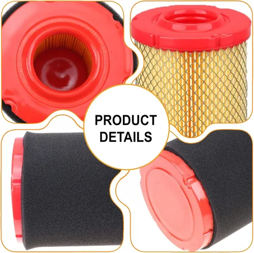 Vista 6 de Chikia Paquete de 2 filtros de aire 937-05066 para CubCadet MTD Craftsman 737-05066 TB42 TB46 Rotary 15847 547cc XT1-LT42 XT1-LT46 PowerMore T1300
