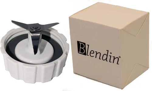 Vista 3 de Blendin Cuchilla de repuesto con tapa inferior base, junta de sellado, compatible con Hamilton Beach Blender