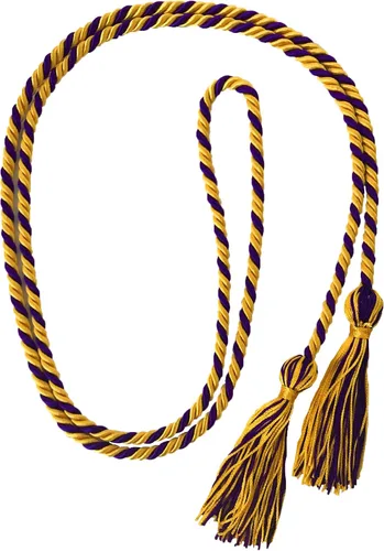 Vista 77 de Cordón de honor de graduación para graduaciones universitarias, escuela secundaria y más duradero y brillante (oro antiguo) - Paquete de 10