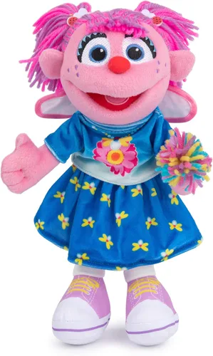 Vista 3 de GUND Sesame Street - Peluche oficial de Abby Cadabby Muppet de alta calidad para edades de 1 año en adelante, rosa/azul, 11 pulgadas Abby Cadabby